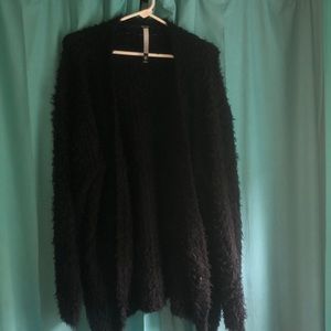 Black Fuzzy Sweater